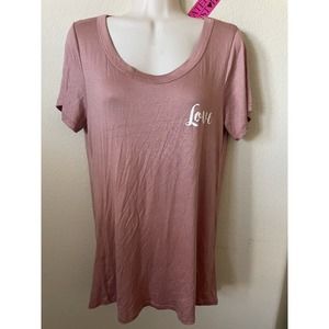Ragdoll Mauve Love Is All We Need Short Sleeve Maternity T Shirt Tee Top Size XL